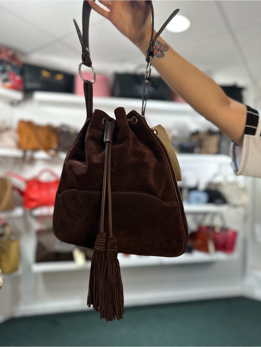Ralph Lauren Suede Bag
